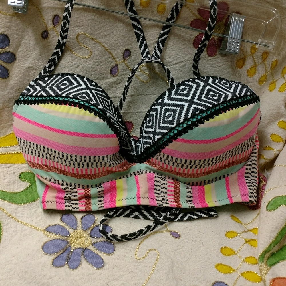 Shade & Shore Bustier Racerback bikini top